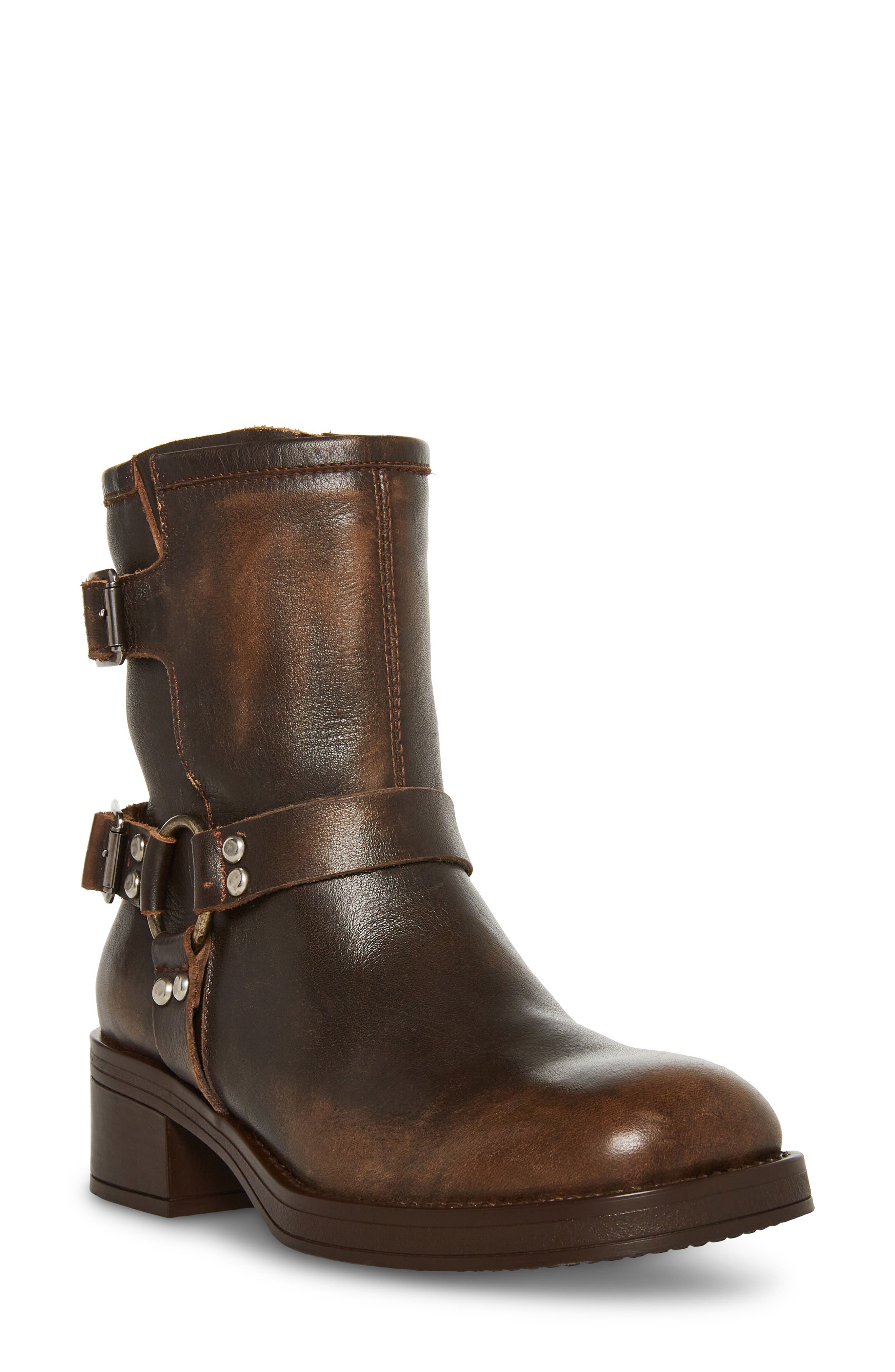 Brixton Bootie, Main, color, BROWN DISTRESSED