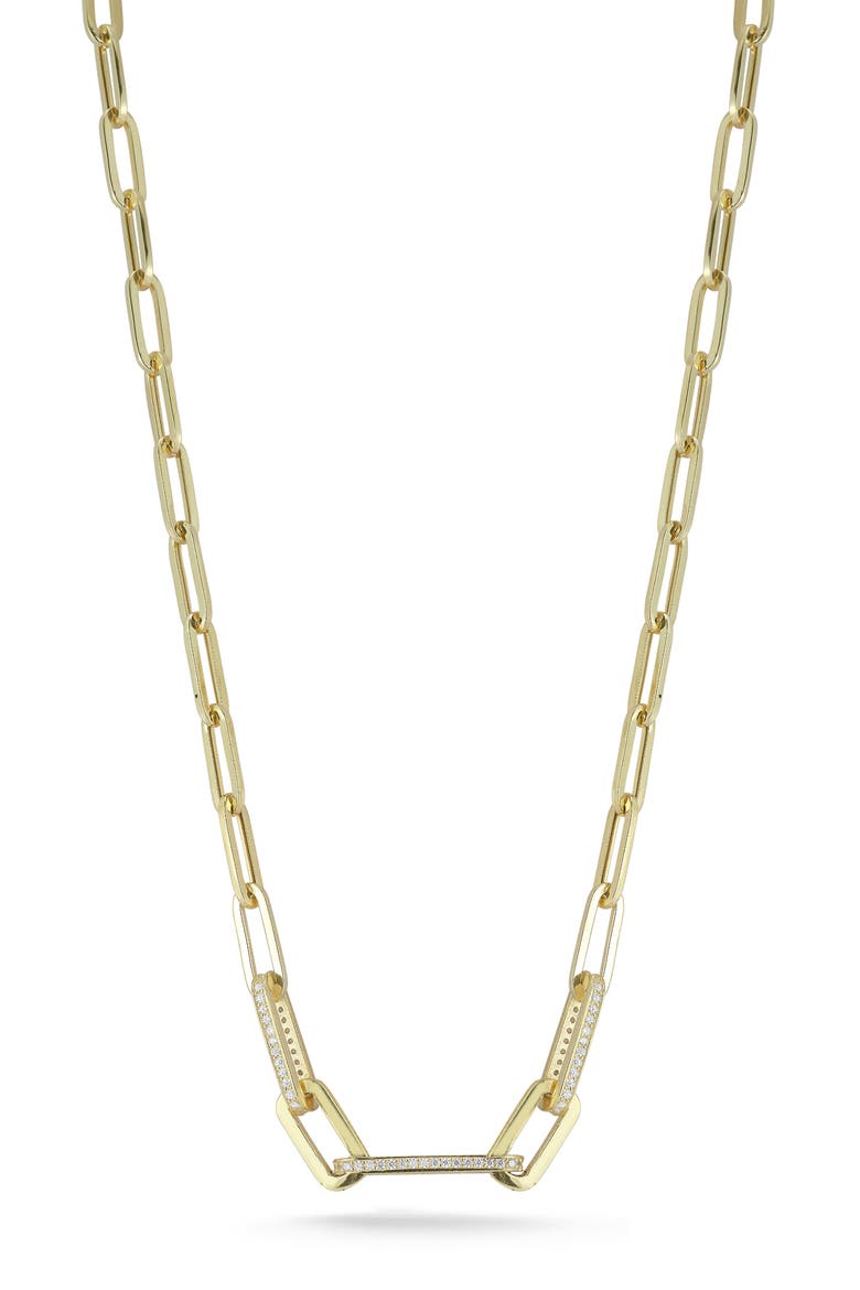 Link Necklace, Main, color, GOLD