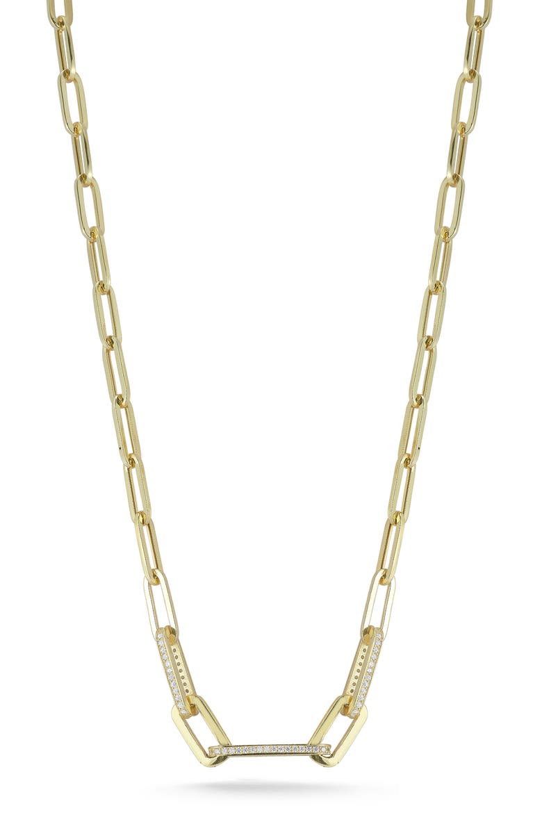 CHLOE AND MADISON Link Necklace, Main, color, Gold