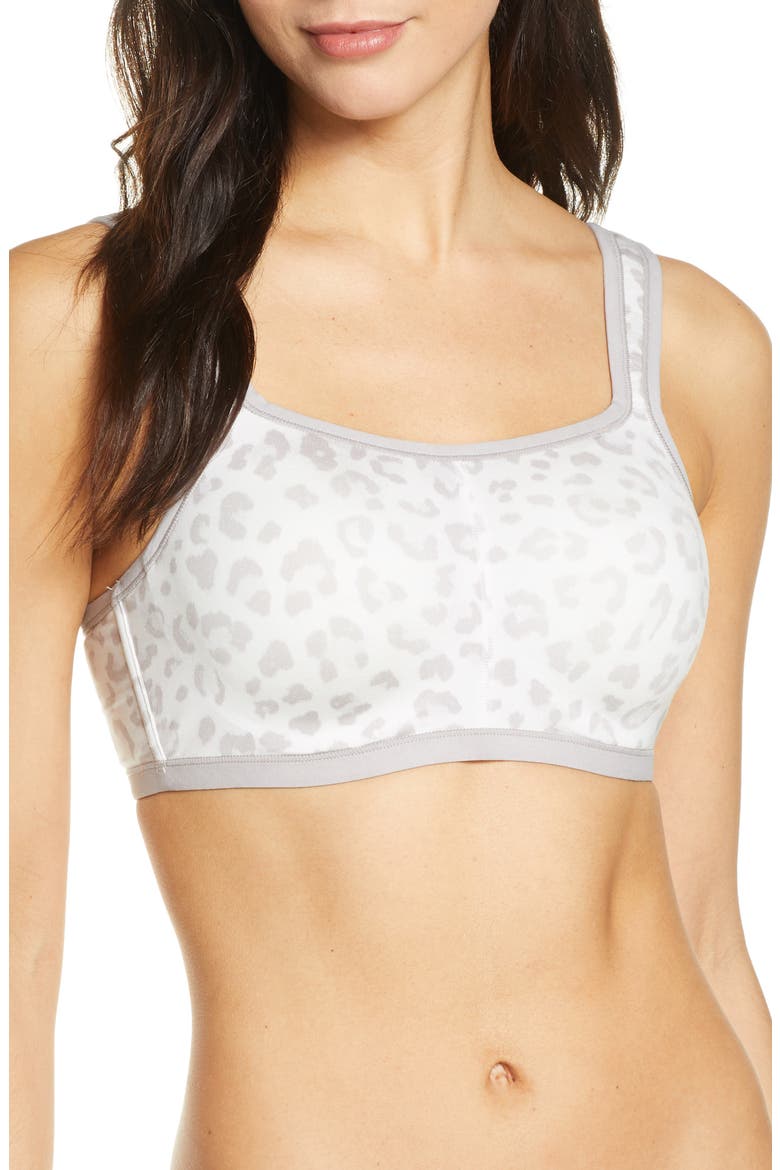 Yogi Convertible Sports Bra, Main, color, LEAD CHEETAH PRINT