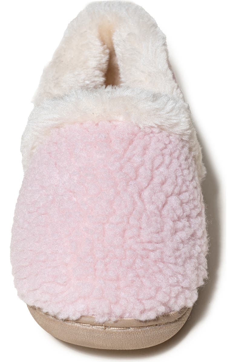 Minnetonka Kids' Daina Faux Fur Lined Slipper, Alternate, color, Pink