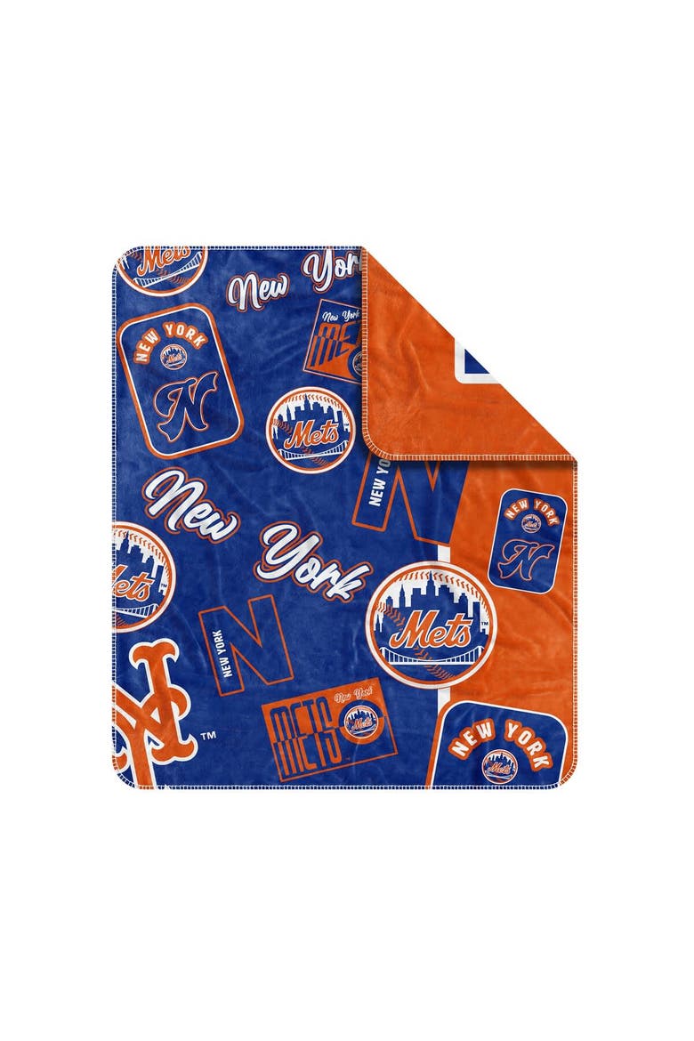 New York Mets 50" x 60" Dream Weave Throw Blanket, Alternate, color, Royal