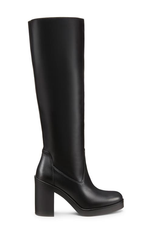 Stuart Weitzman Bethenny 80 Knee High Boot In Black