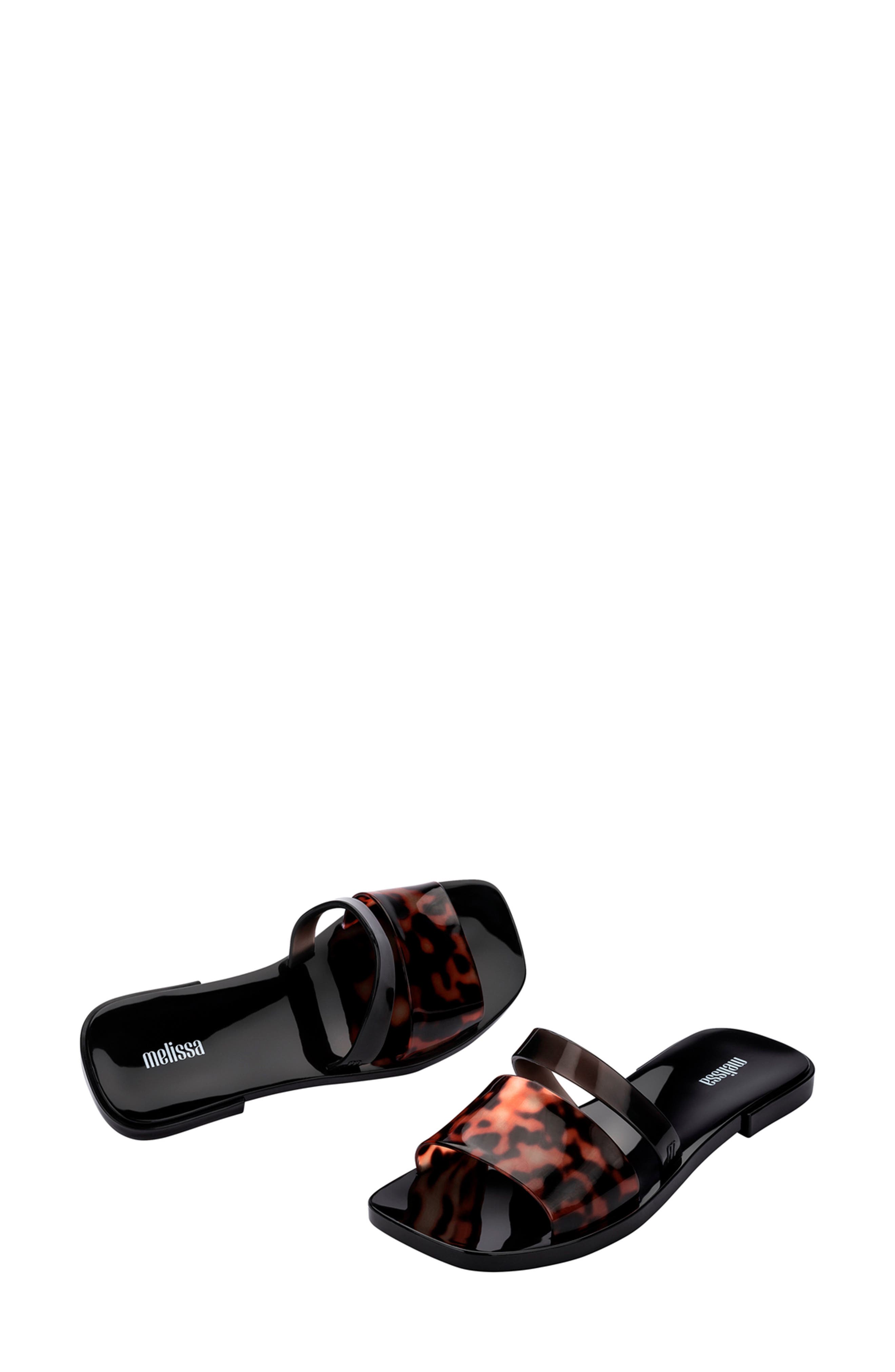 Melissa Ivy Water Resistant Slide Sandal, Alternate, color, Black