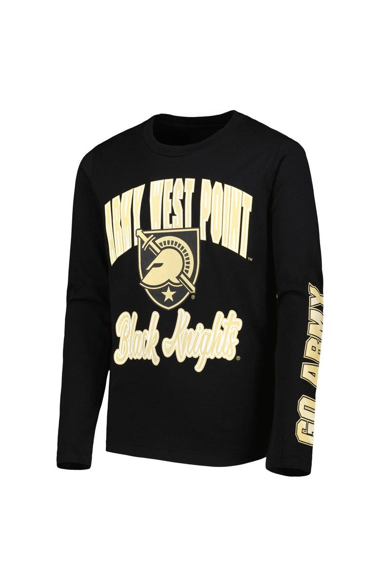 Outerstuff Youth Black/Gold Army Black Knights Game Day T-Shirt Combo Pack, Alternate, color, 