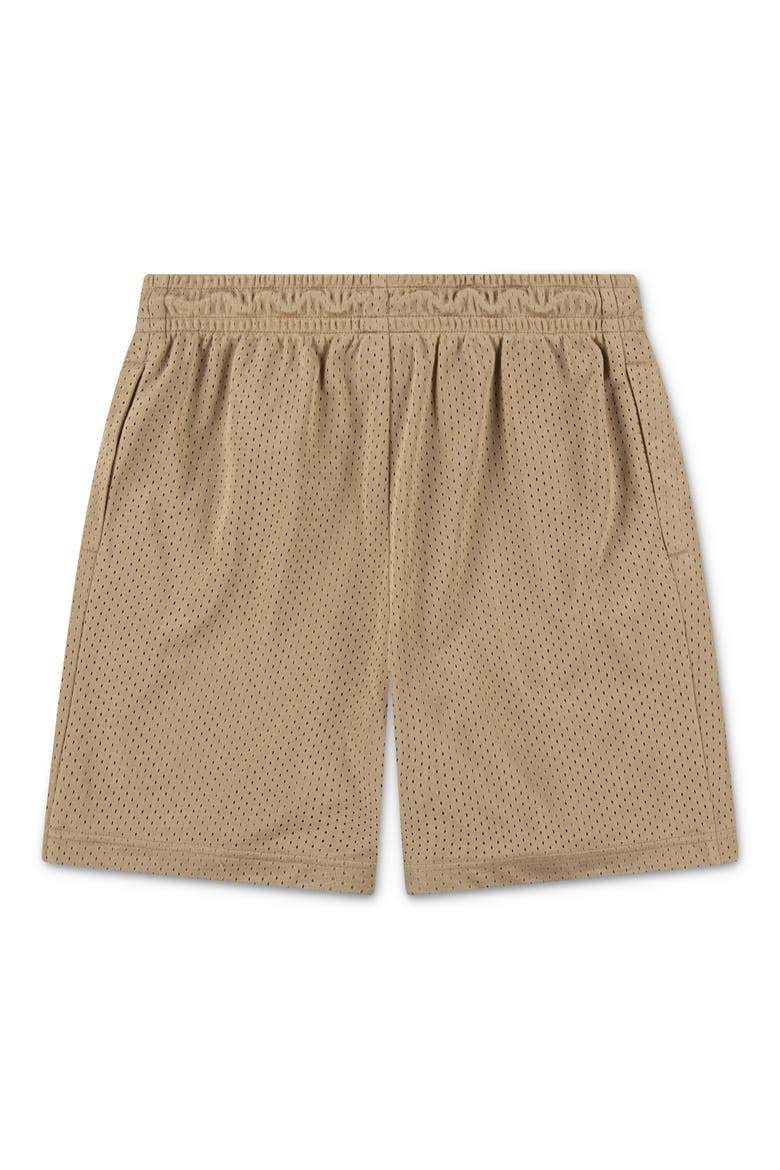 Kids' Mesh PE Shorts, Alternate, color, HEMP