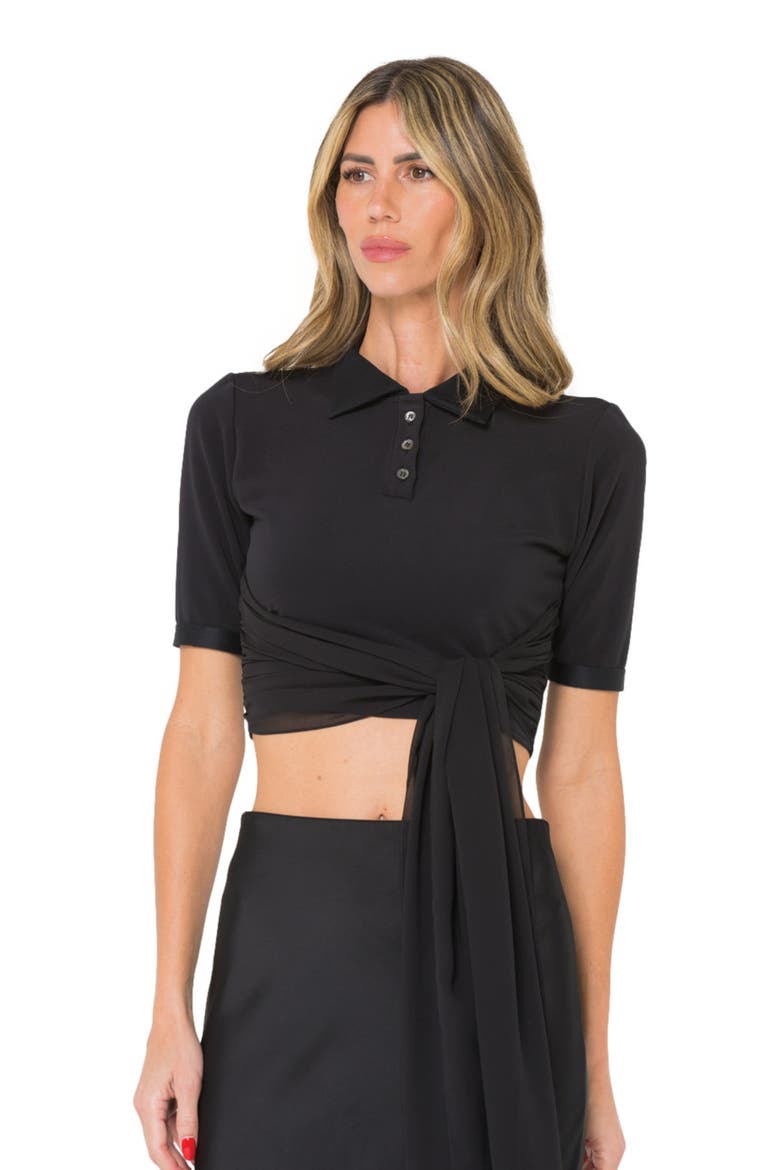 Cella Top, Alternate, color, Black