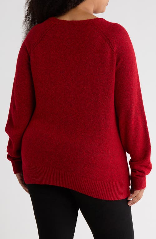 Caslon ® Raglan Sleeve Sweater In Red