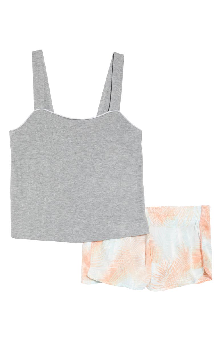 Splendid Satin Short Pajamas, Alternate, color,