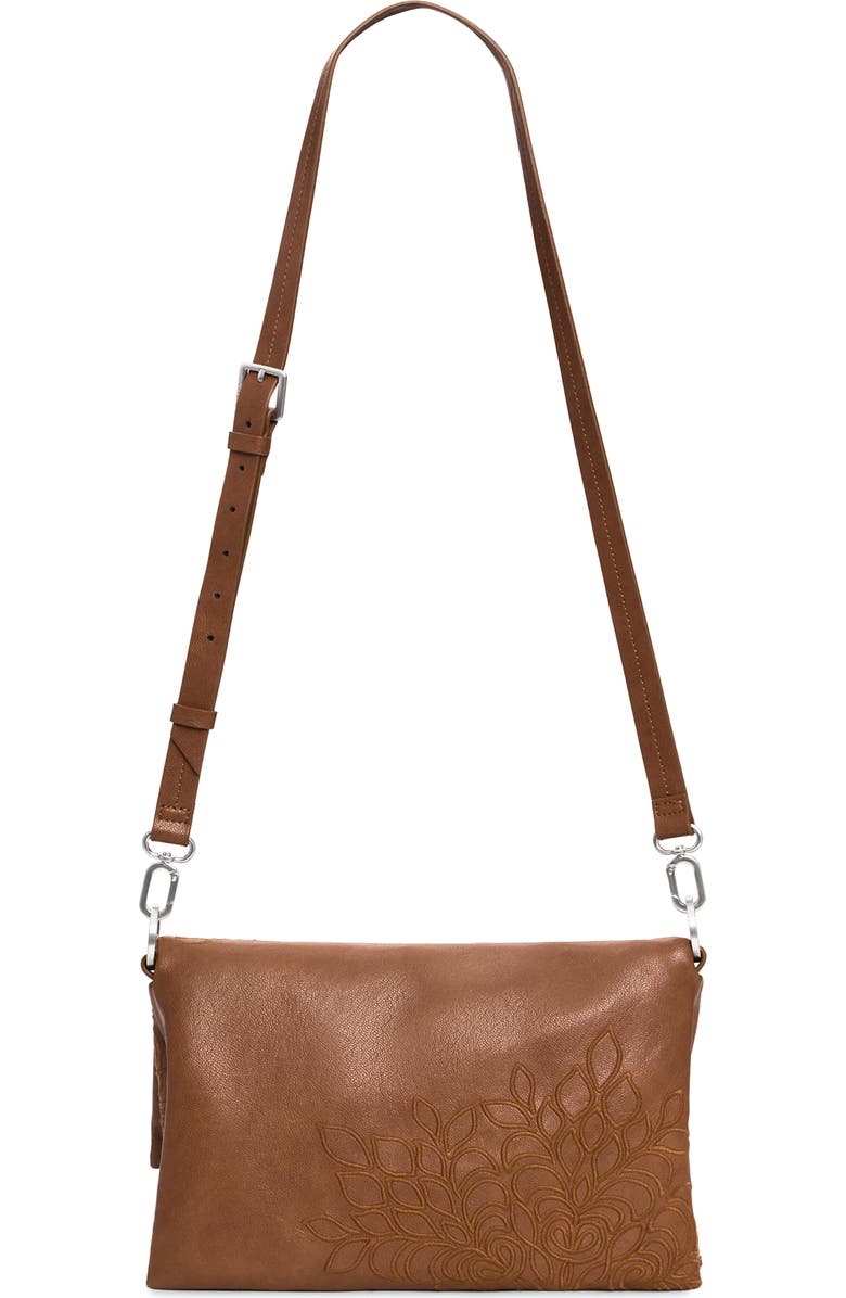 Desigual Embroidered Logo Charm Crossbody Bag, Alternate, color,