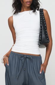 Princess Polly Solani Ruched Knit Top