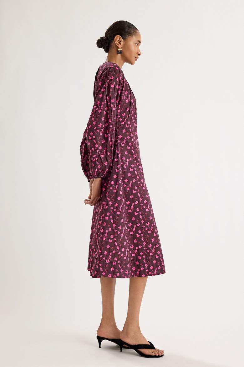 Sombra Dress, Alternate, color, Berry Floral Print