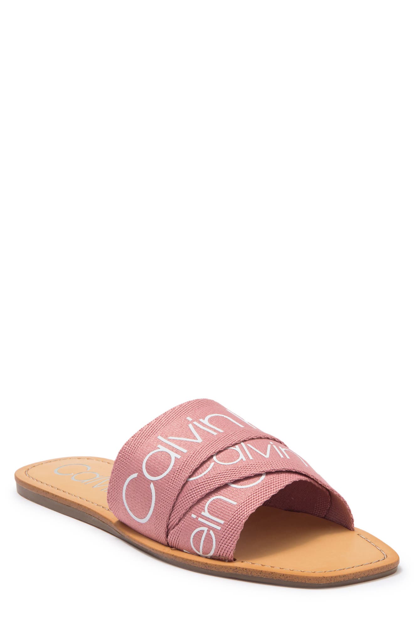 Calvin Klein Bainy Flat Sandal, Main, color, 