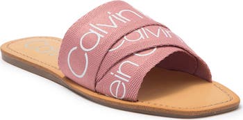 Calvin Klein Bainy Flat Sandal (Women) | Nordstromrack