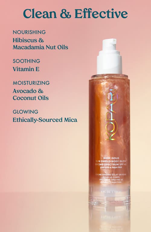 Kopari Rose Gold Sun Shield Spf 45 Duo $84 Value In Transparent