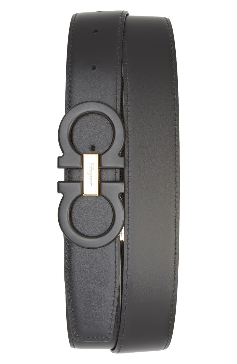 FERRAGAMO Salvatore Ferragamo Reversible Leather Belt, Alternate, color, 