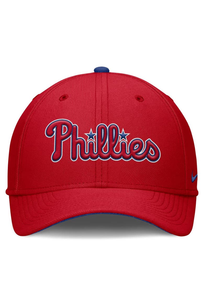 Men's Nike Red Philadelphia Phillies Primetime Rise Dri-FIT Flex Hat, Alternate, color, Red