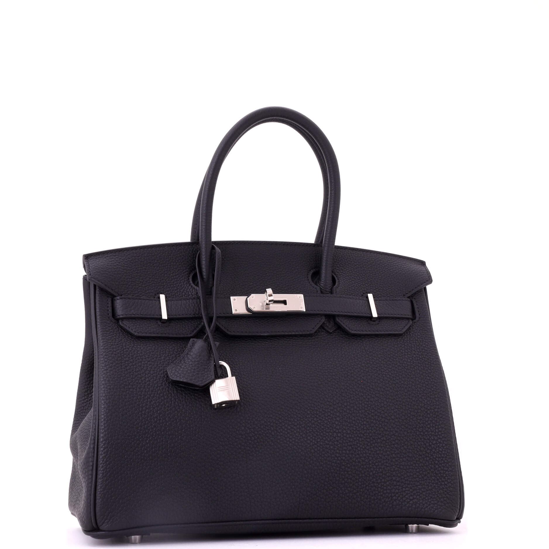 Birkin Handbag Black Togo with Palladium Hardware 30, Alternate, color, Black