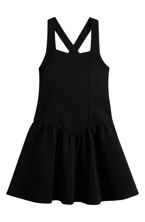 Kids' Cross Back Drop Waist Dress