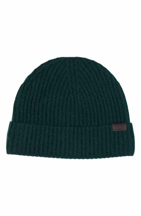 Hickey Freeman Cashmere Cardigan Stitch Beanie
