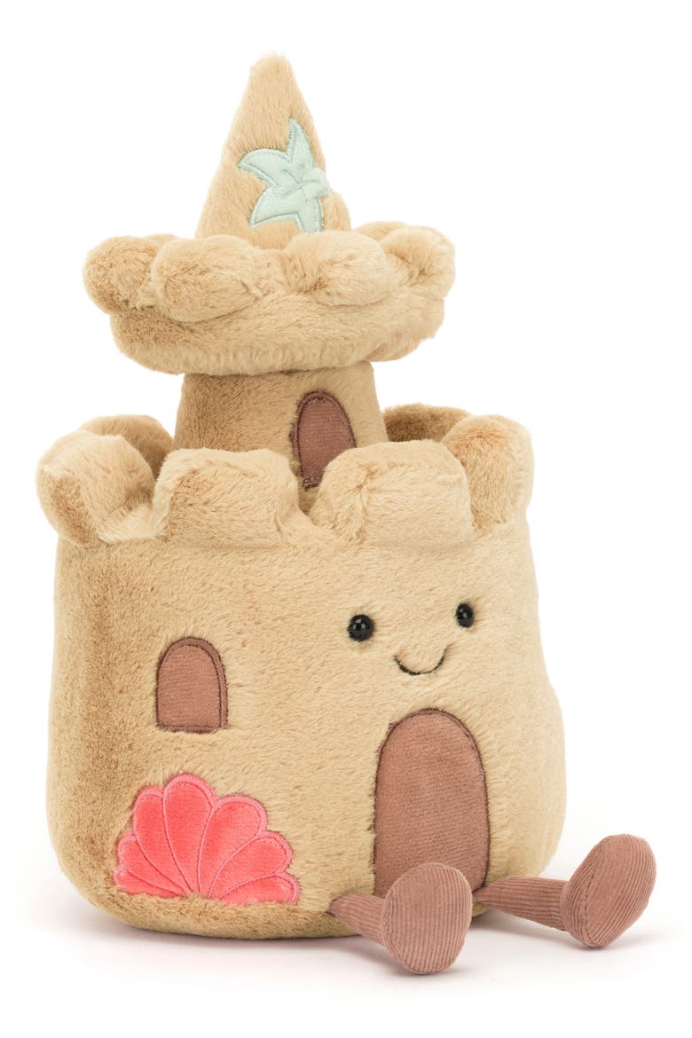 Amusable Sand Castle Plush Toy, Main, color, MULTI