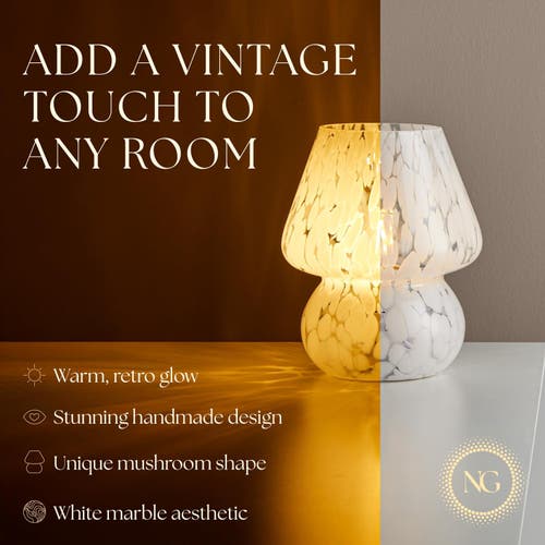Next Glow Mushroom Led Lamp,  Modern Dimmable E26 Socket
