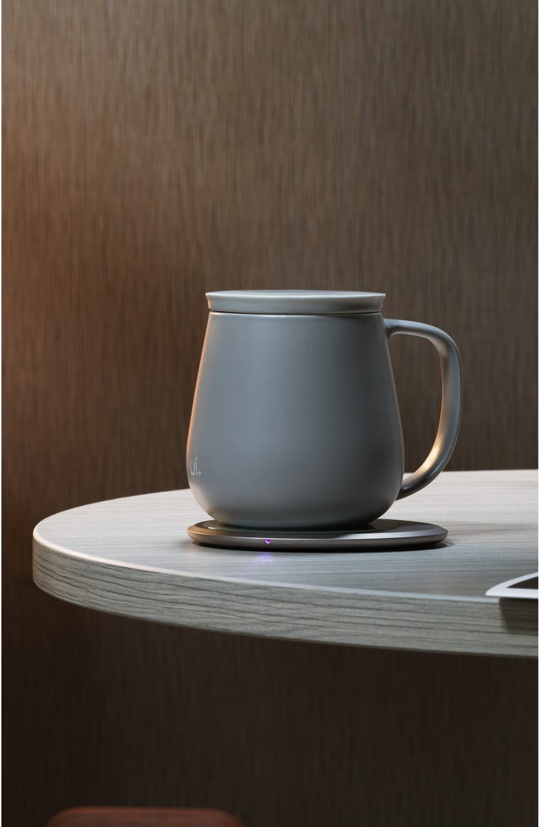 OHOM INC Ui+ Self-heating Mug Set, Alternate, color, Soft Gray