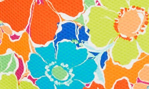 Shop Beach Riot Tyler Cutout One-piece Swimsuit In Neon Blooms Waffle