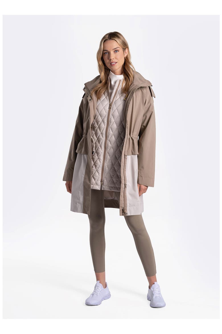 Aubrey 3-in-1 Waterproof Jacket, Alternate, color, OYSTER