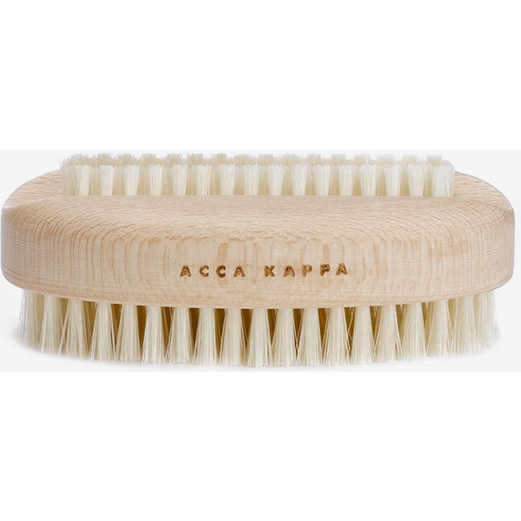 Acca Kappa Beechwood Nail Brush In Brown