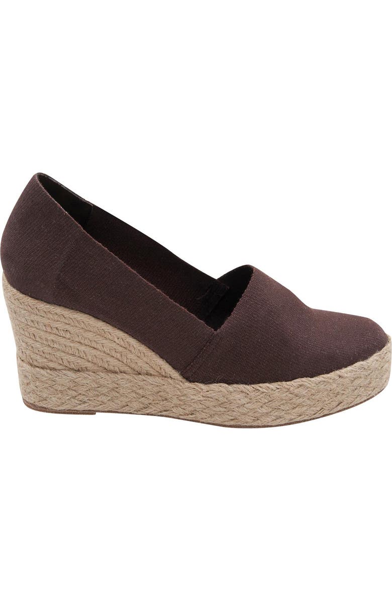 André Assous Patti Espadrille Wedge, Alternate, color, Cocoa Powder
