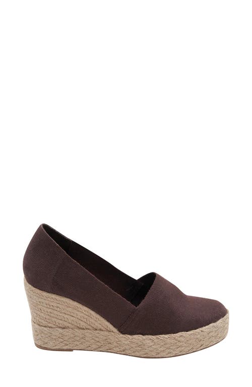Andre Assous André Assous Patti Espadrille Wedge In Cocoa Powder