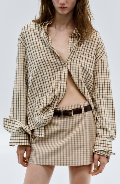 Checked Cotton Shirt