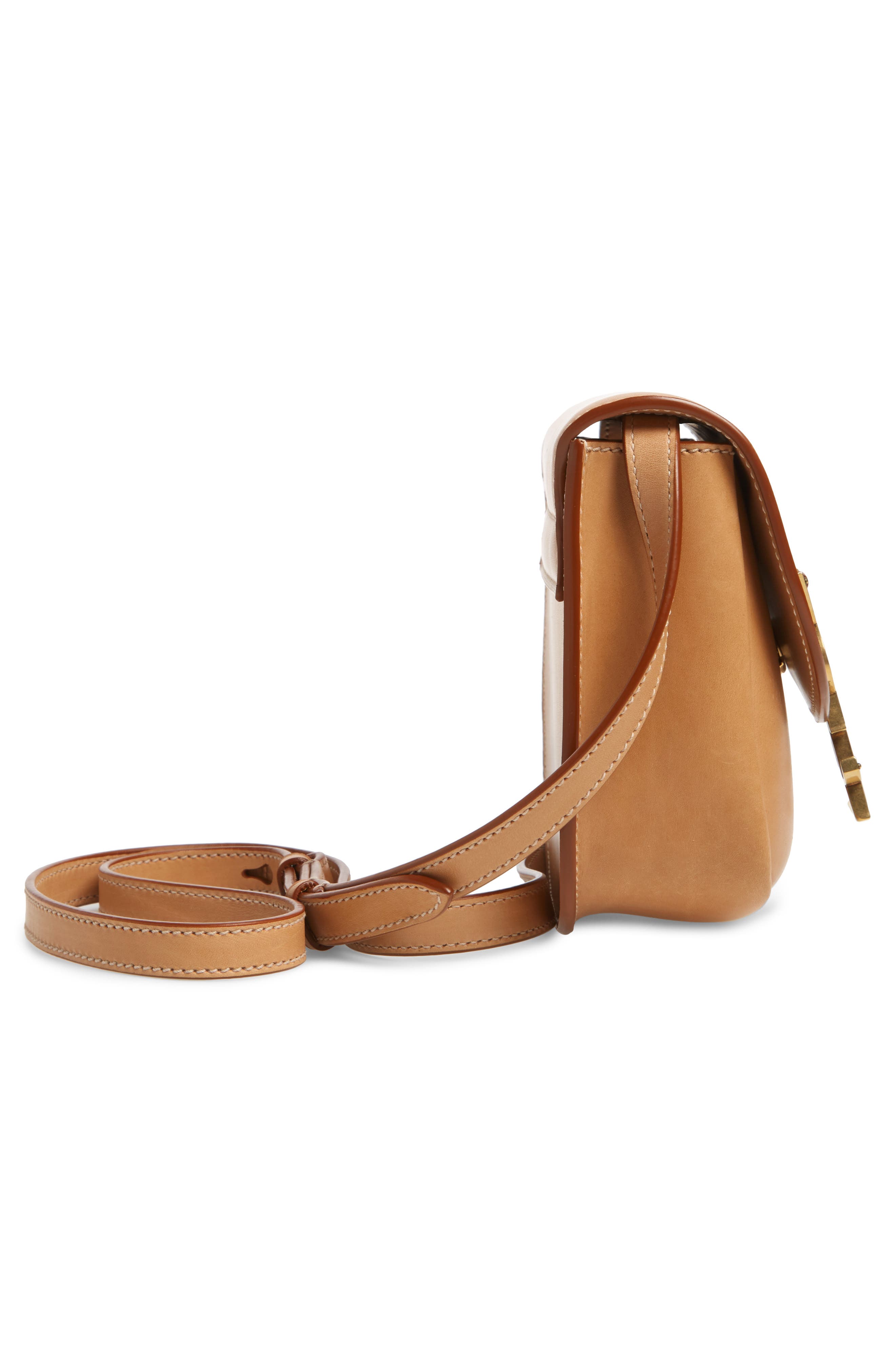 Saint Laurent Kaia Leather Crossbody Bag, Alternate, color, 