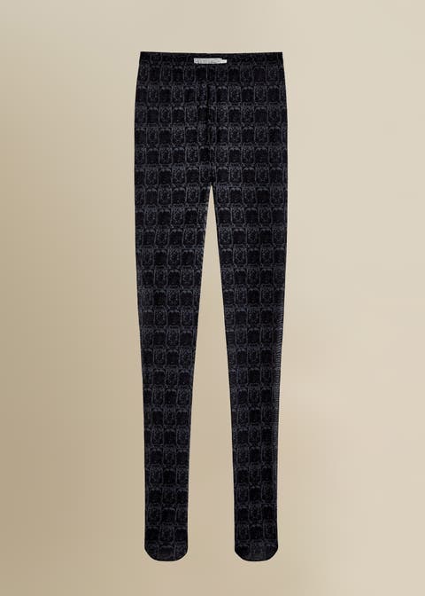 Tarot Durable Comfortable Graphic Mesh Tights