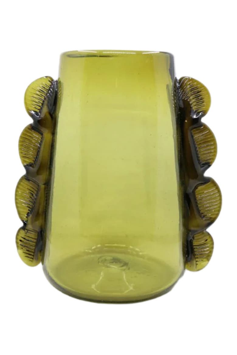 Betta Green Glass Vase, Main, color, Green