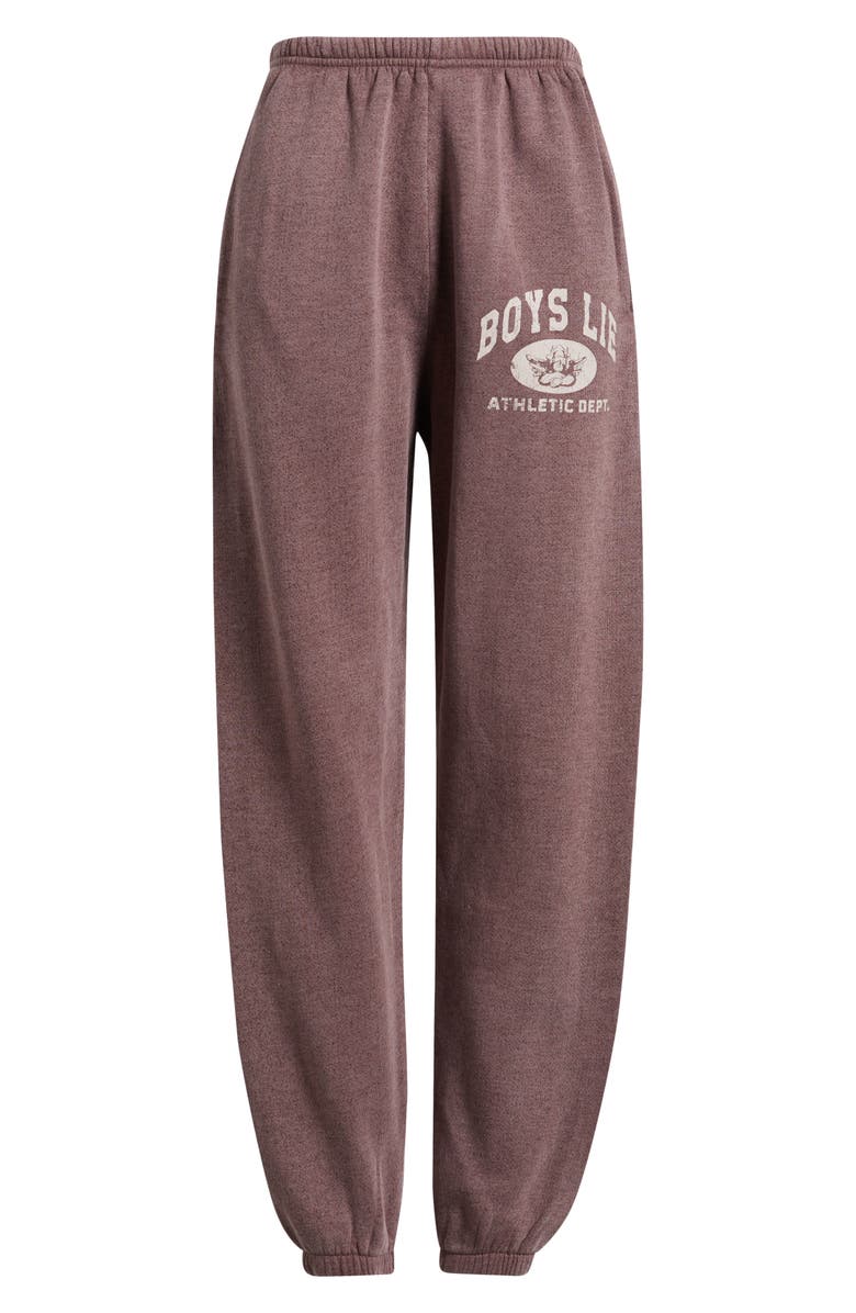 BOYS LIE Athletics Kimmy Sweatpants, Alternate, color, Plum