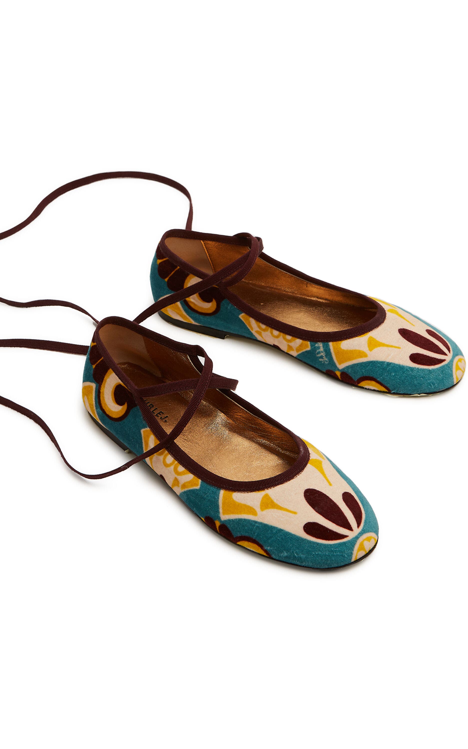 Winter Ballerina Flats Dendera Light Blue - image 2