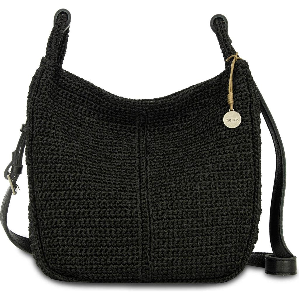 The Sak Los Feliz Crossbody Bag In Black Crochet