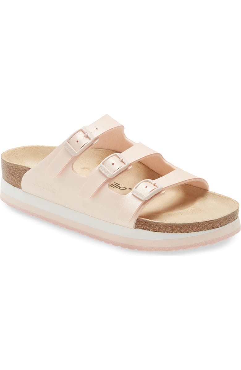 Birkenstock Papillo by Birkenstock Florida Birko-Flor<sup>™</sup> Platform Slide Sandal - Discontinued, Main, color,