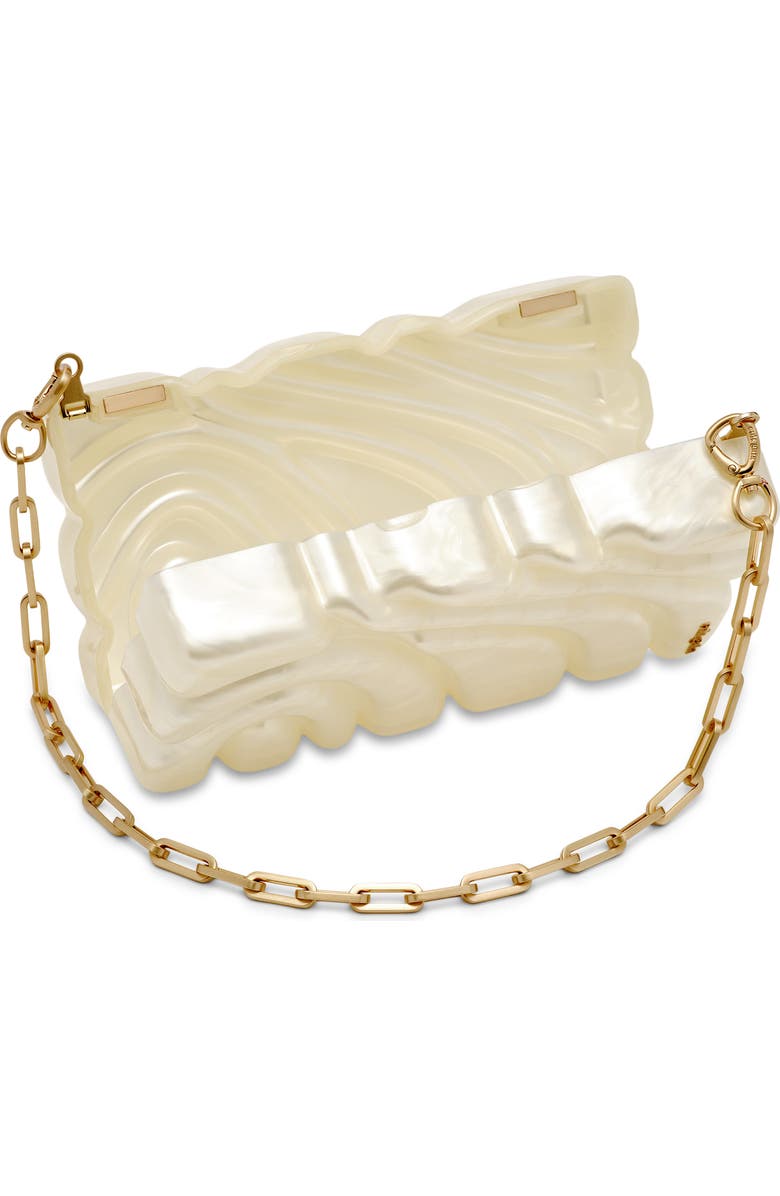 Cult Gaia Aura Box Clutch, Alternate, color, Ivory