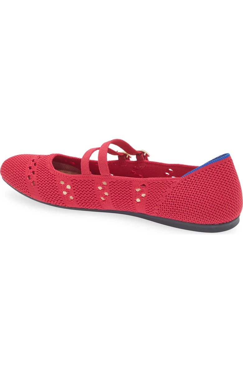 Rothy's The Double Buckle Many Jane, Alternate, color, Rouge Crochet