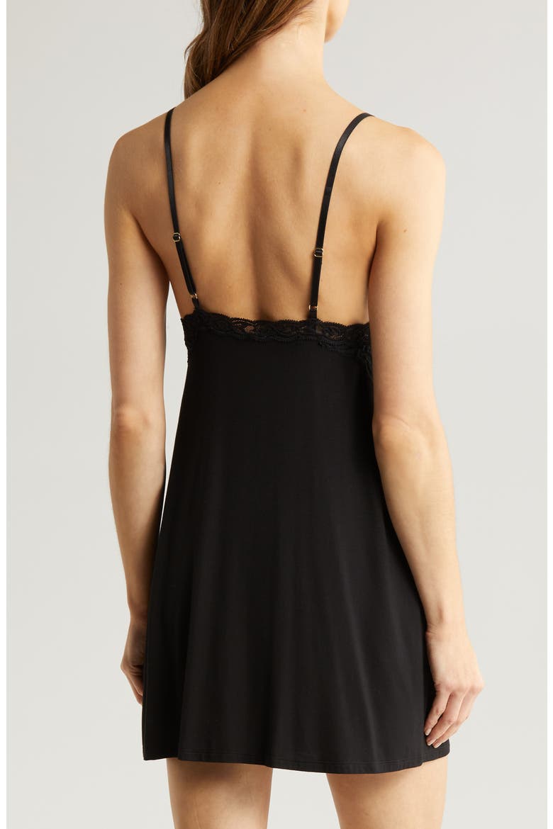 Feathers Essentials Chemise, Alternate, color, BLACK