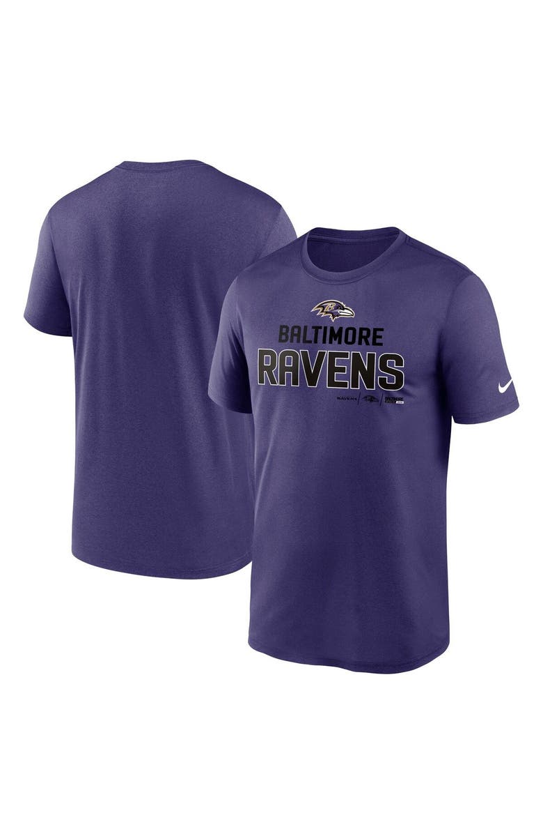 Nike Men's Nike Purple Baltimore Ravens Legend Community Performance T-Shirt, Main, color, Purple