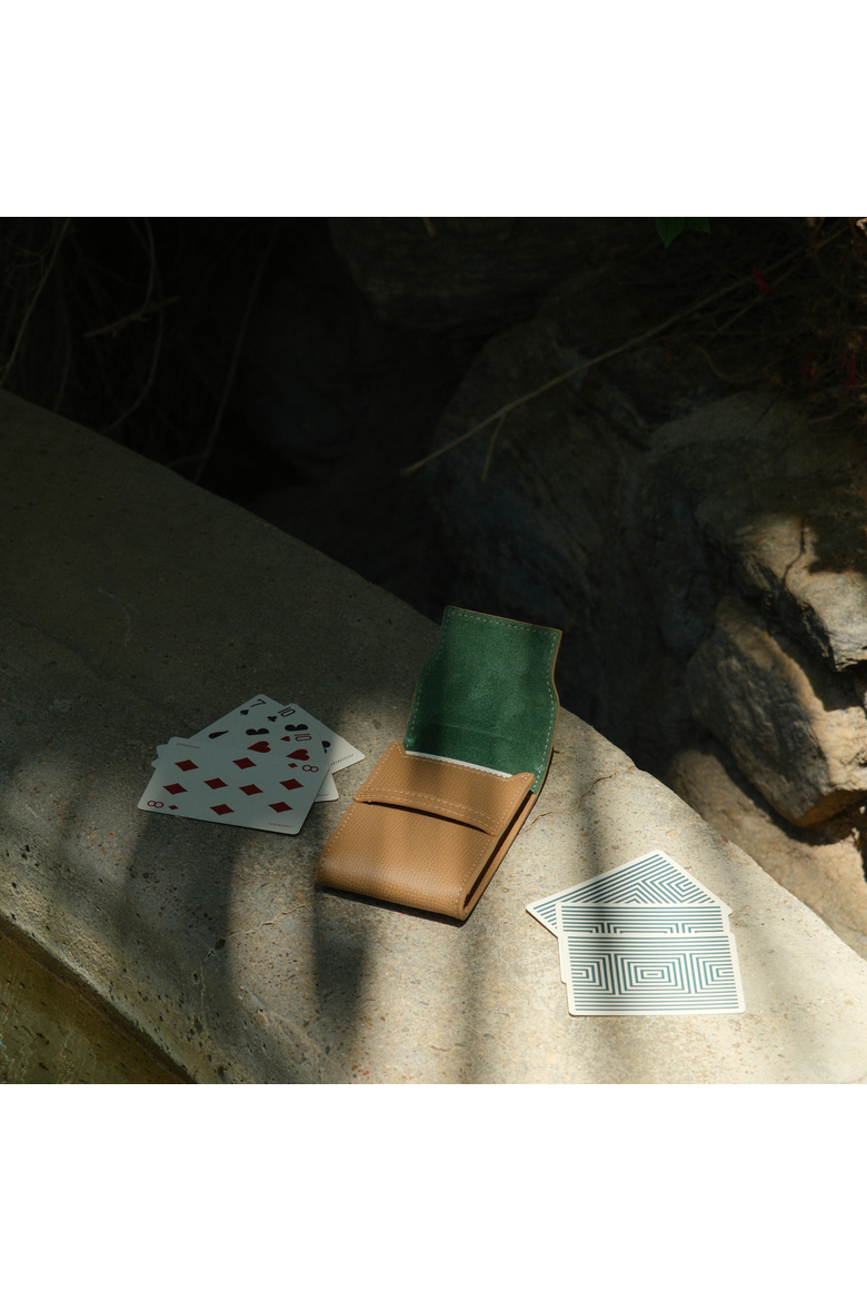 The Palmilla - Leather Playing Card Set, Alternate, color, Palmilla