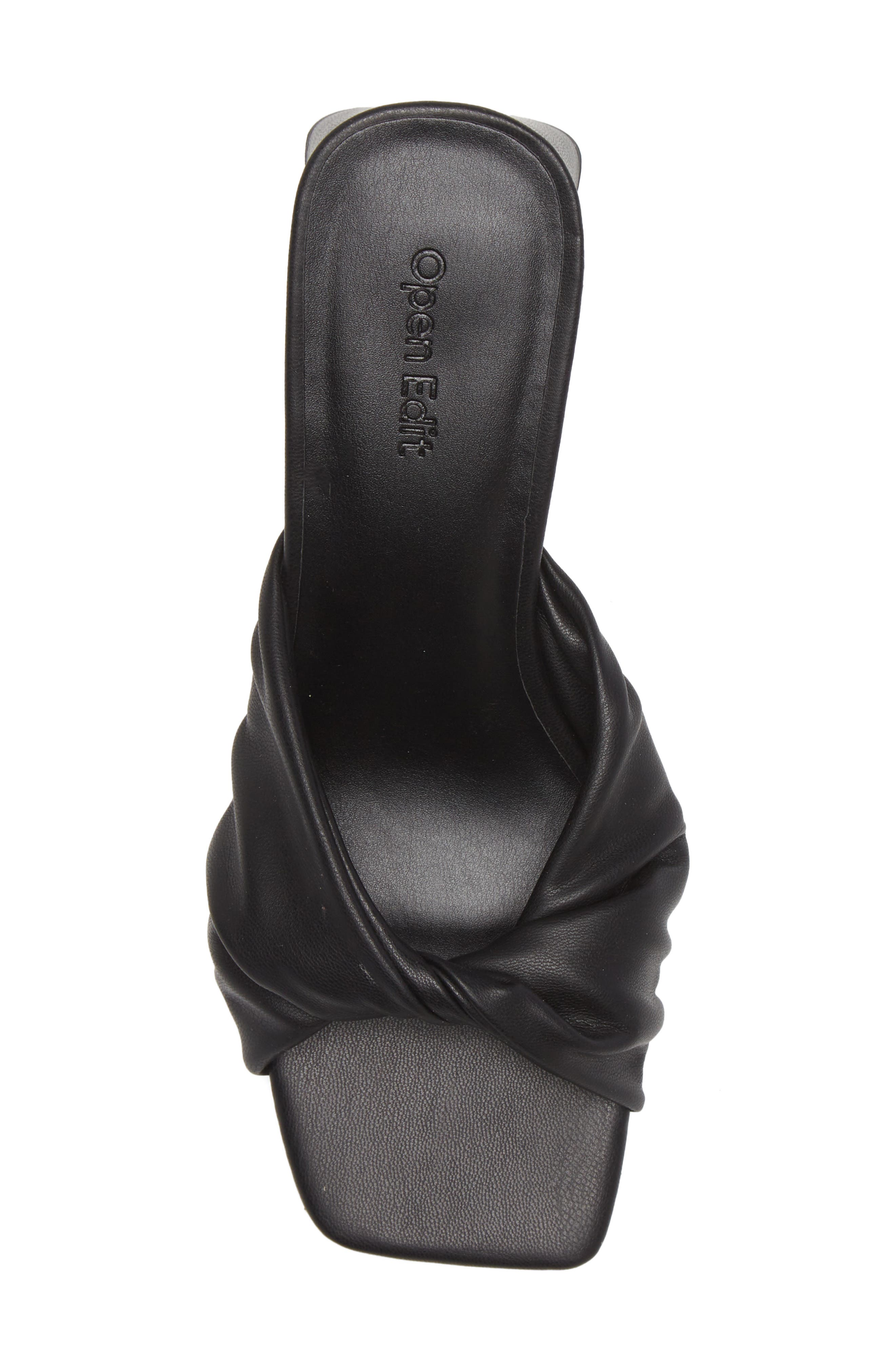 Cora Heel Sandal, Alternate, color, BLACK