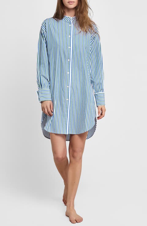 Jo Band Collar Nightdress