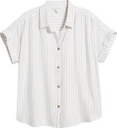 beachlunchlounge Darby Short Sleeve Button-Up Shirt