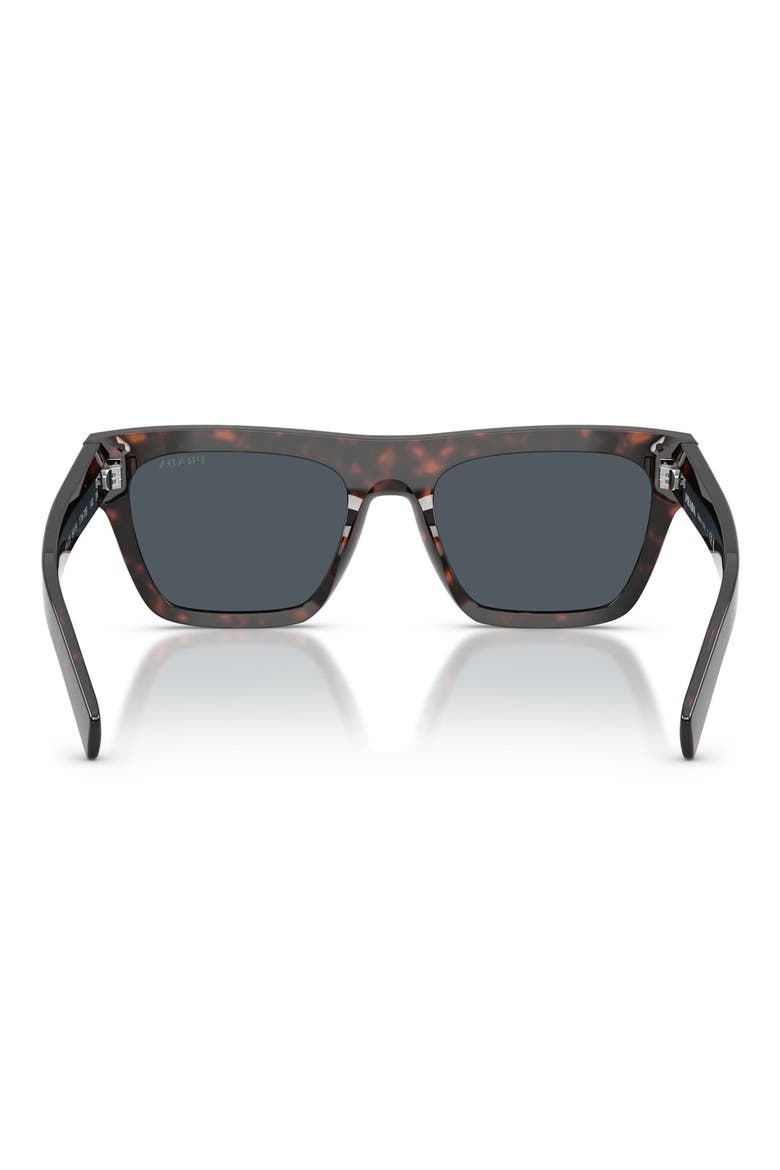 54mm Rectangular Sunglasses, Alternate, color, ROOT HAVANA / DARK GREY
