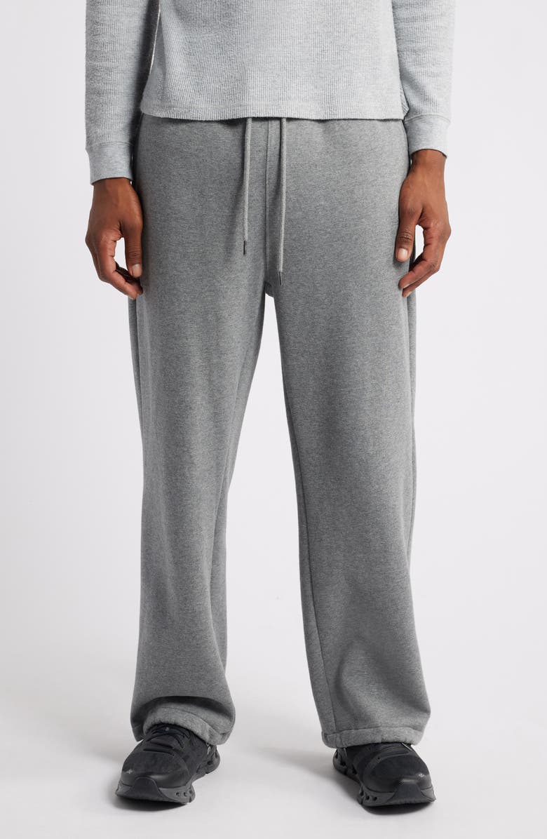 Alpha Industries Essential Drawstring Sweatpants, Main, color, Medium Charcoal Heather